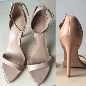 Zara Nude High Heeled Shoes